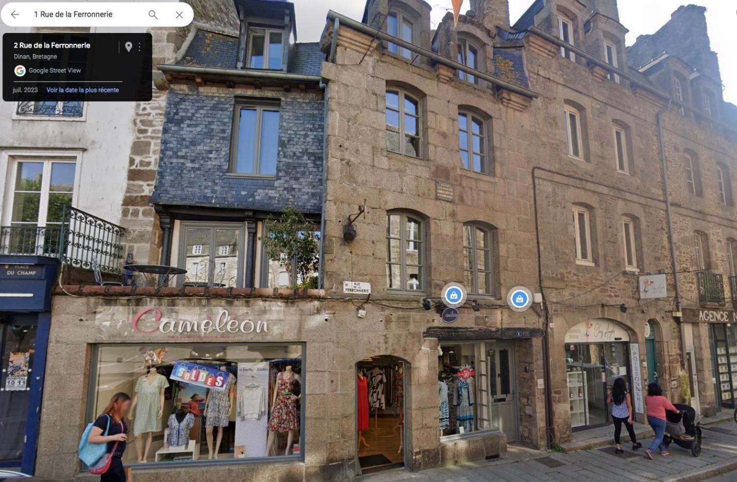 Le Duclos, Appartement Rez-De-Jardin Dinan Centre Exteriér fotografie